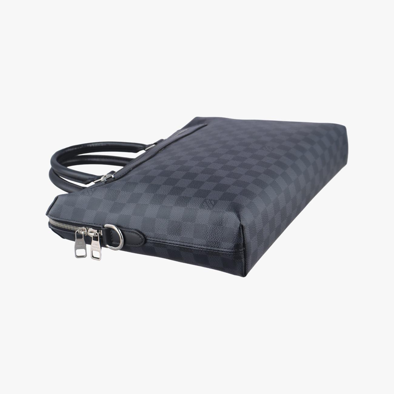 Porte-Documents Jour NM Noir Damier Graphite N48260 ICチップポルトドキュマンジュール PDJ NM ノワール ダミエ グラフィット N48260 ICチップ
