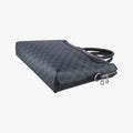 Porte-Documents Jour NM Noir Damier Graphite N48260 ICチップポルトドキュマンジュール PDJ NM ノワール ダミエ グラフィット N48260 ICチップ