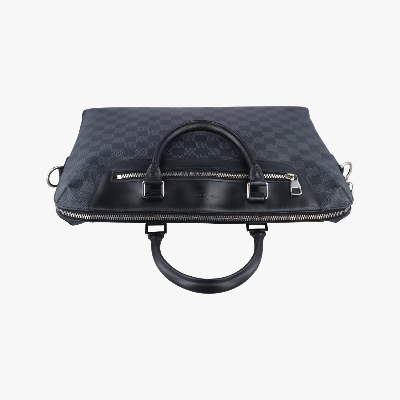 Porte-Documents Jour NM Noir Damier Graphite N48260 ICチップポルトドキュマンジュール PDJ NM ノワール ダミエ グラフィット N48260 ICチップ
