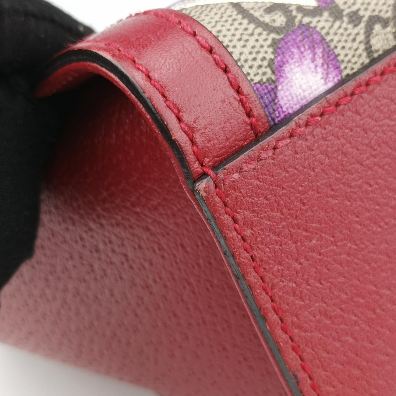 Ophidia Beige×Red×Multicolour PVC coated canvas x leather 547551 H030667230オフィディア ベージュ×レッド×マルチカラー PVCコーティングキャンバス×レザー 547551 H030667230