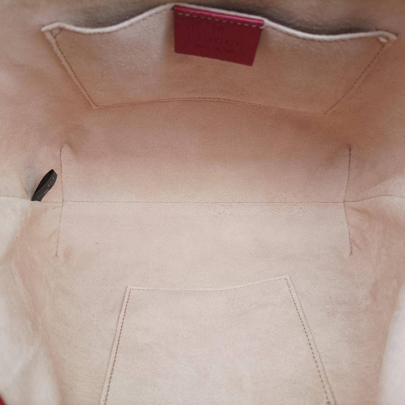 Ophidia Beige×Red×Multicolour PVC coated canvas x leather 547551 H030667230オフィディア ベージュ×レッド×マルチカラー PVCコーティングキャンバス×レザー 547551 H030667230