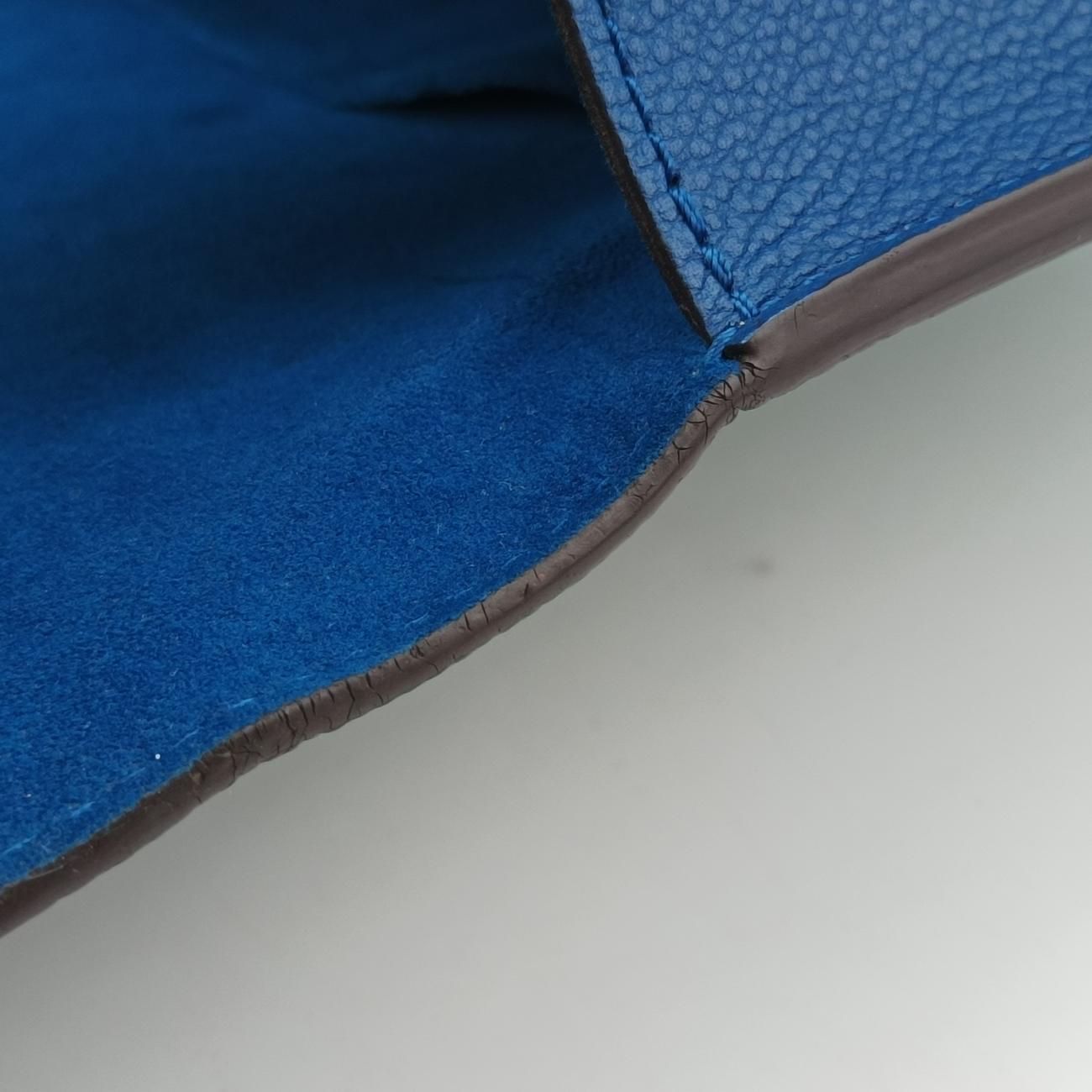 Néo Monceau Emeraude Green×Indigo Blue×Coquelicot Red Epi M55405 SR3169ネオ モンソー エメロードグリーン×インディゴブルー×コクリコ エピ M55405 SR3169