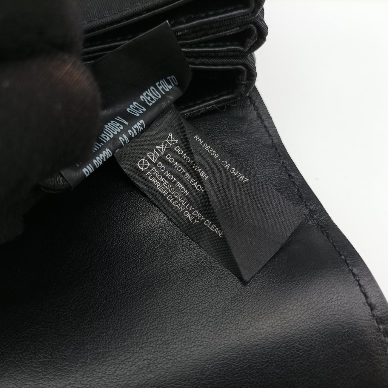 Leopard print Blue x Black x Multicolor ponyhair×nylon 1BD009 117レオパード柄 ブルー×ブラック×マルチカラー ハラコ×ナイロン 1BD009 117