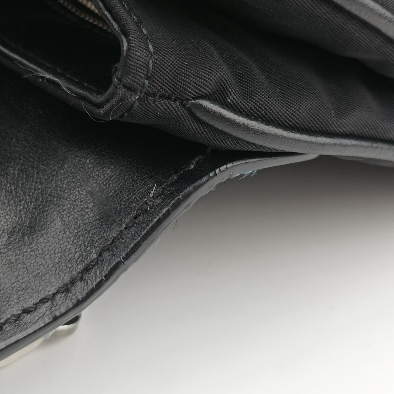 Leopard print Blue x Black x Multicolor ponyhair×nylon 1BD009 117レオパード柄 ブルー×ブラック×マルチカラー ハラコ×ナイロン 1BD009 117