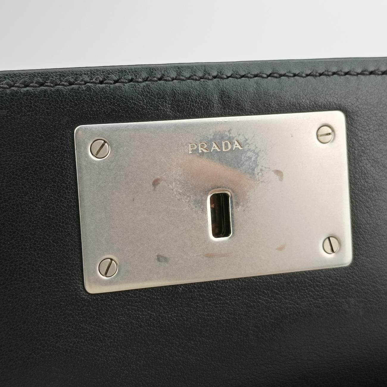 Leopard print Blue x Black x Multicolor ponyhair×nylon 1BD009 117レオパード柄 ブルー×ブラック×マルチカラー ハラコ×ナイロン 1BD009 117