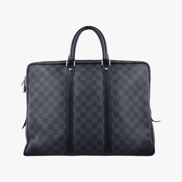 Porte Documents Voyage Noir Damier Graphite N41125 TR4182ポルト ドキュマン ヴォワヤージュ ノワール ダミエグラフィット N41125 TR4182