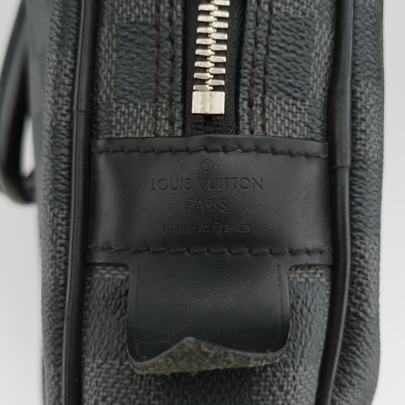 Porte Documents Voyage Noir Damier Graphite N41125 TR4182ポルト ドキュマン ヴォワヤージュ ノワール ダミエグラフィット N41125 TR4182