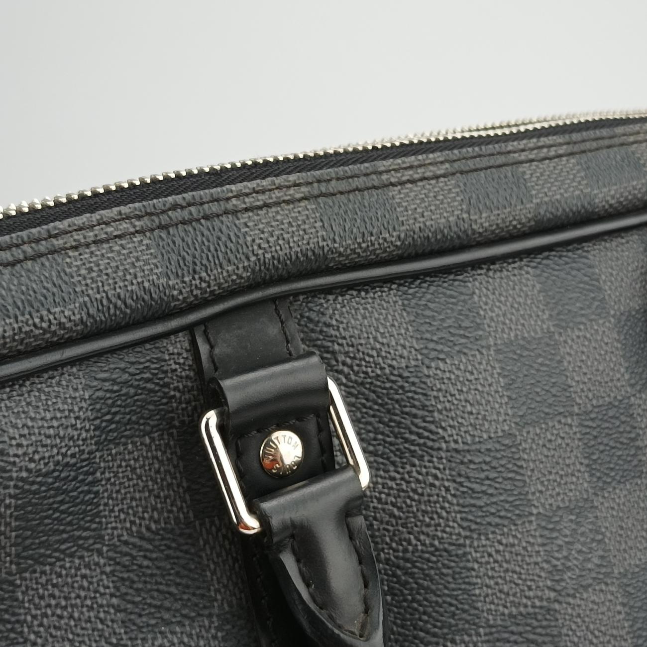 Porte Documents Voyage Noir Damier Graphite N41125 TR4182ポルト ドキュマン ヴォワヤージュ ノワール ダミエグラフィット N41125 TR4182