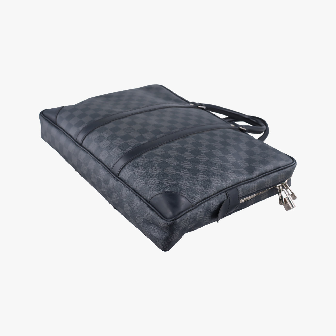 Porte Documents Voyage Noir Damier Graphite N41125 TR4182ポルト ドキュマン ヴォワヤージュ ノワール ダミエグラフィット N41125 TR4182