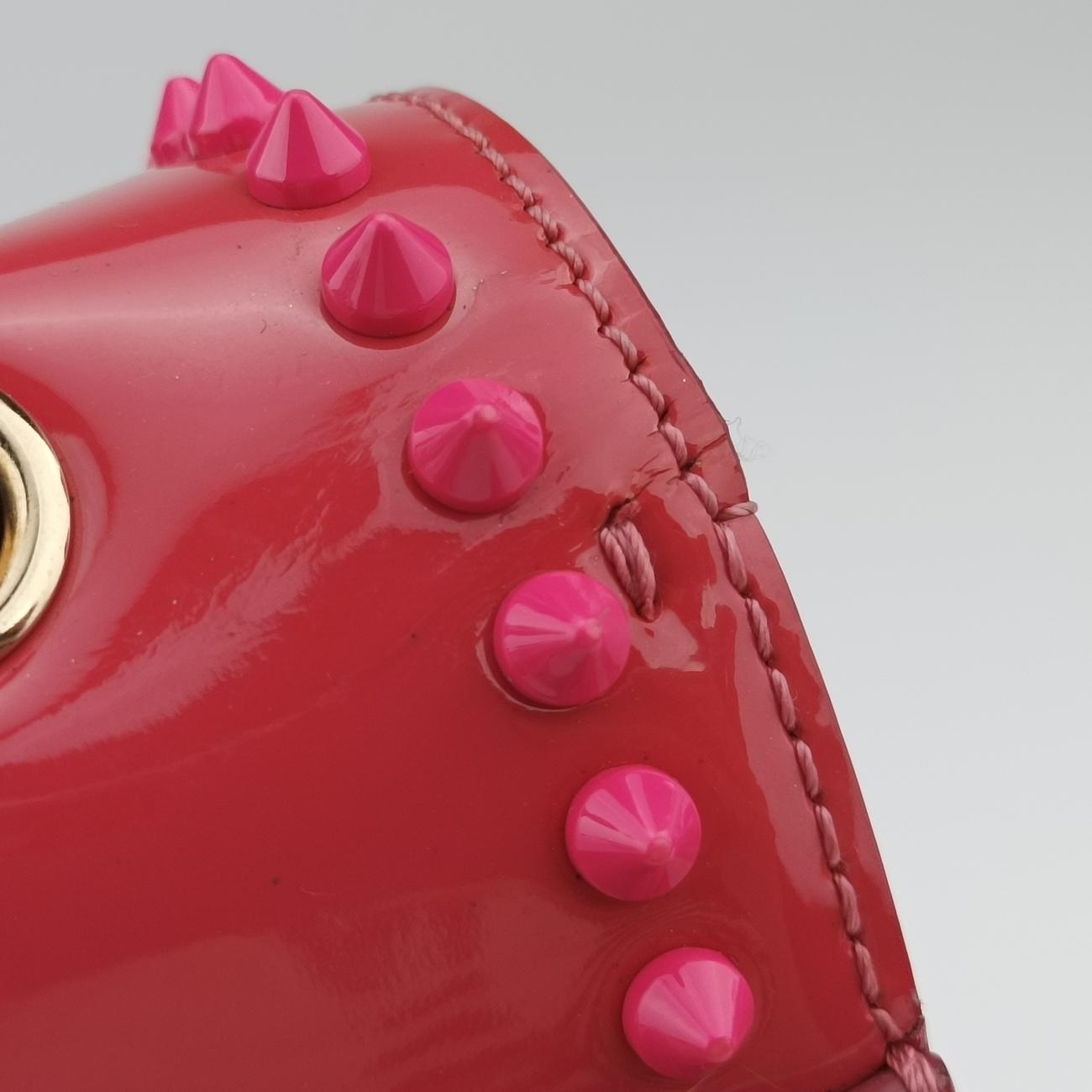 Rockstud Sweet Charity Red PVC coated canvas × Patent Leather スウィートチャリティ レッド PVCコーティングキャンバス×パテント 