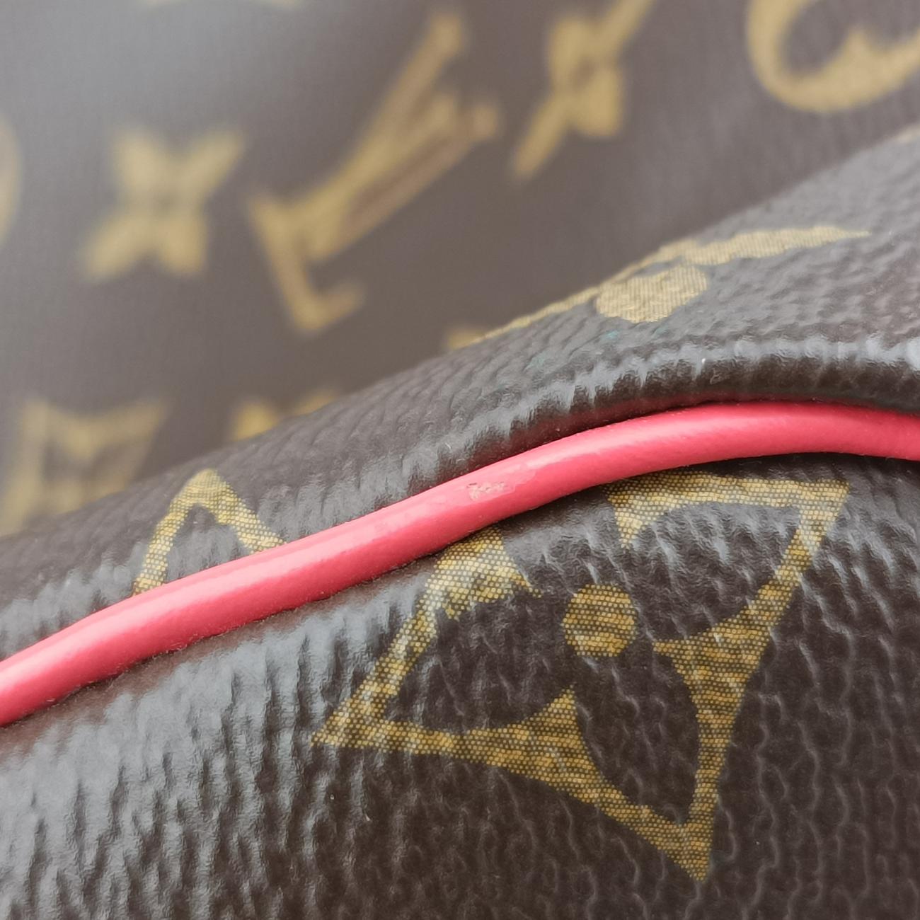 SPEEDY30 brown×Flamingo Monogram Totem M41665 DU2175スピーディ30 モノグラム/ブラウン系×フラミンゴ モノグラム トーテム M41665 DU2175