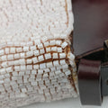Baguette White×Brown Beaded Lot number unknownマンマバケット ホワイト×ブラウン ビーズ 製番不明