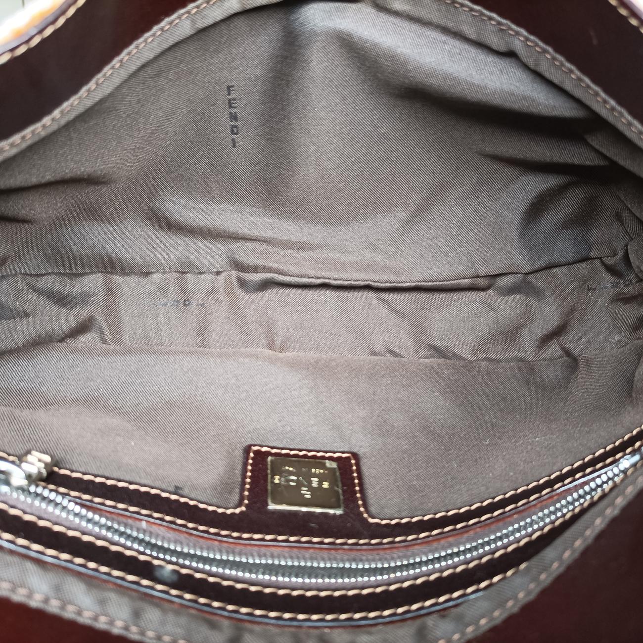 Baguette White×Brown Beaded Lot number unknownマンマバケット ホワイト×ブラウン ビーズ 製番不明