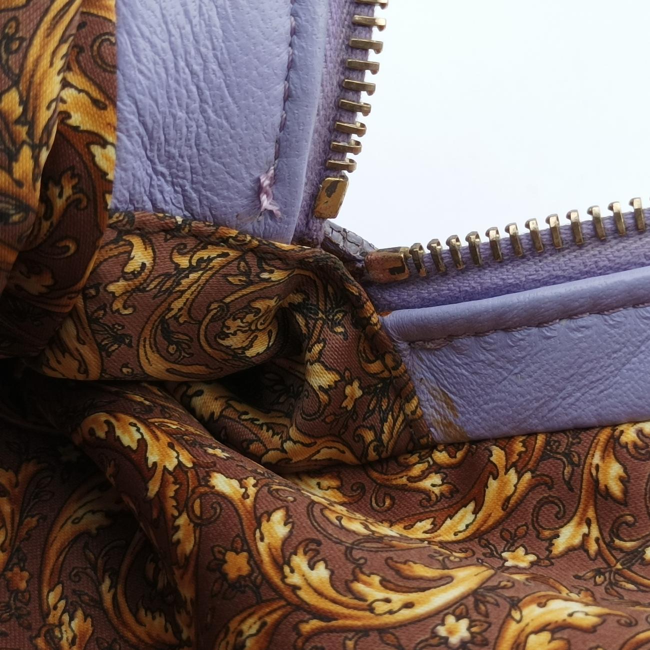 Medusa Demetra Vanitas Satchel Purple Leather メデューサ デメテル バニティ サッチェル パープル レザー 