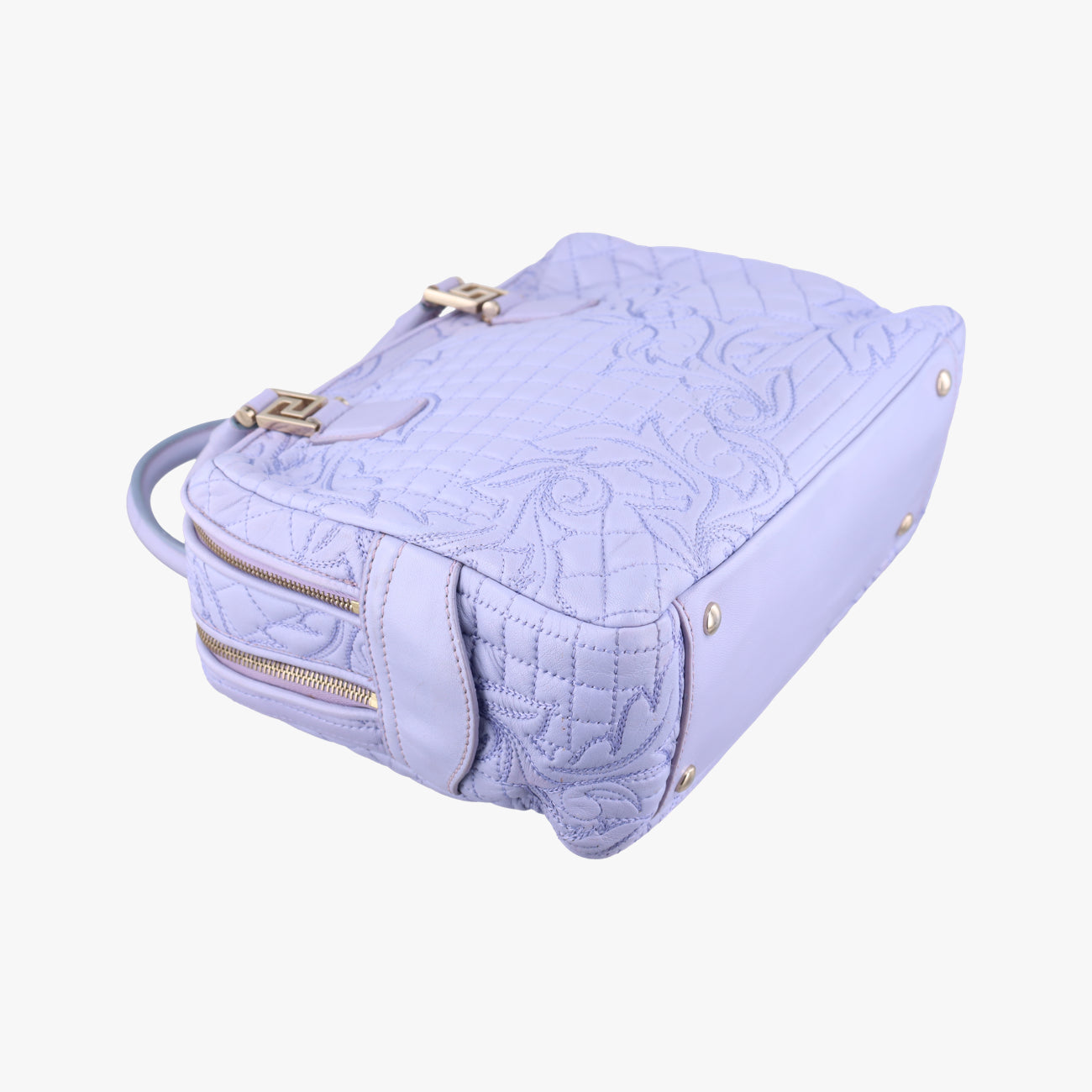 Medusa Demetra Vanitas Satchel Purple Leather メデューサ デメテル バニティ サッチェル パープル レザー 