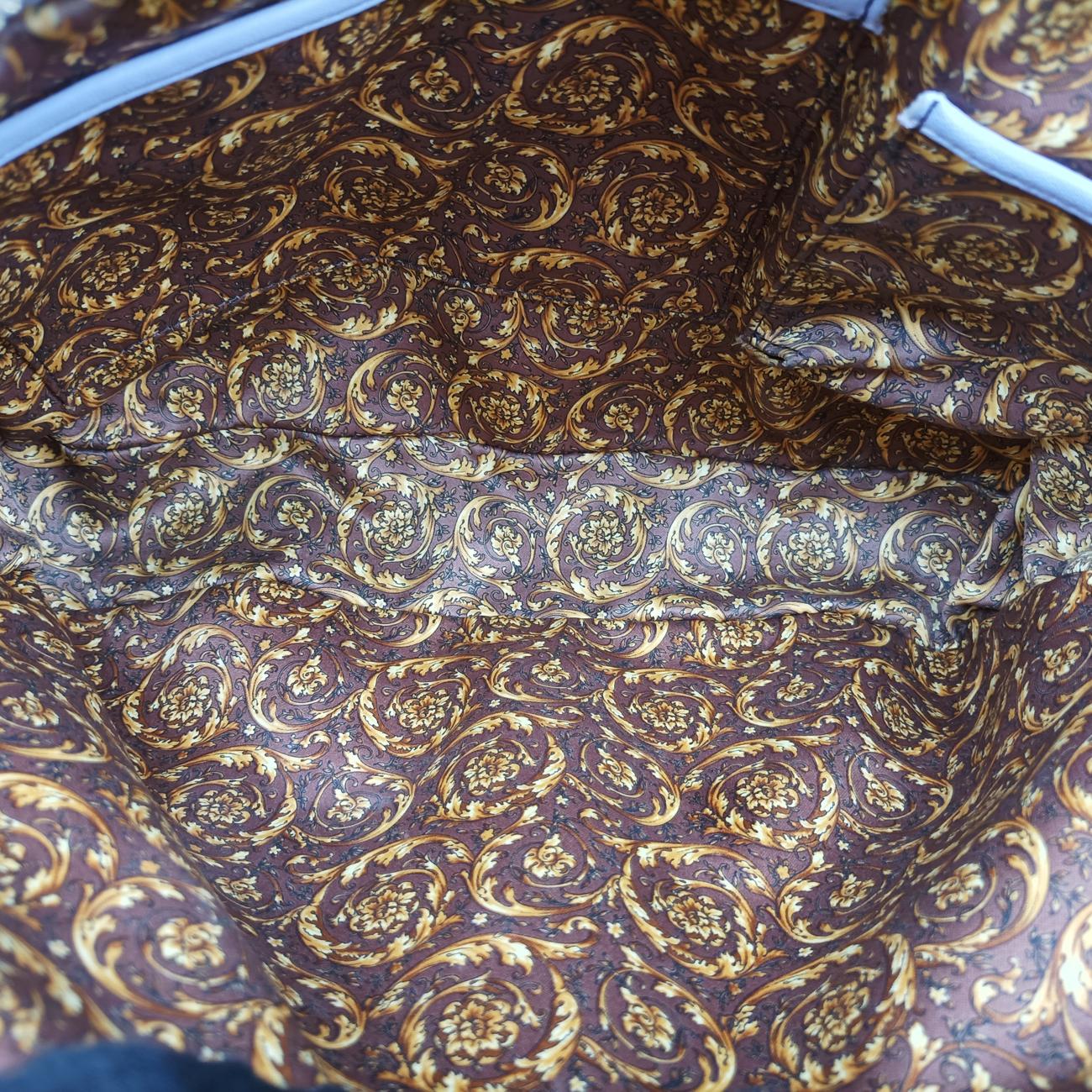 Medusa Demetra Vanitas Satchel Purple Leather メデューサ デメテル バニティ サッチェル パープル レザー 