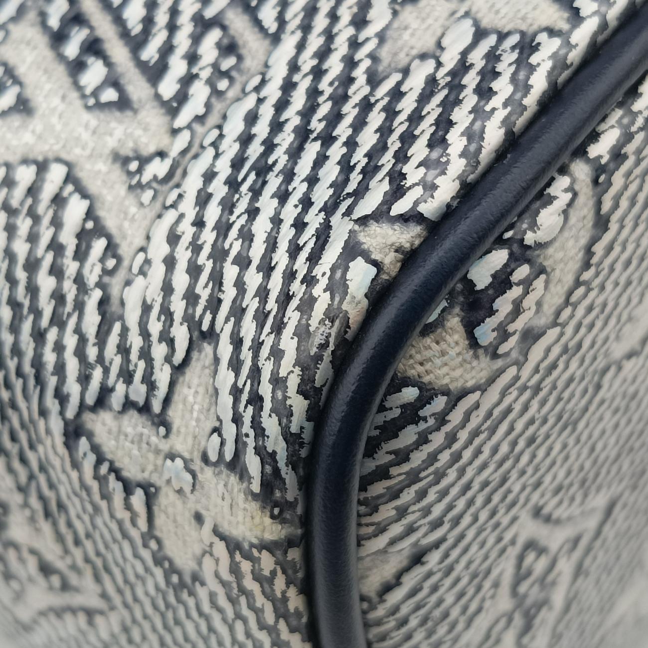 Micro Vanity Navy x Gray MONOGRAM JACQUARD DENIM M82467 ICチップマイクロ バニティ ネイビー×グレー モノグラム ジャカード デニム M82467 ICチップ