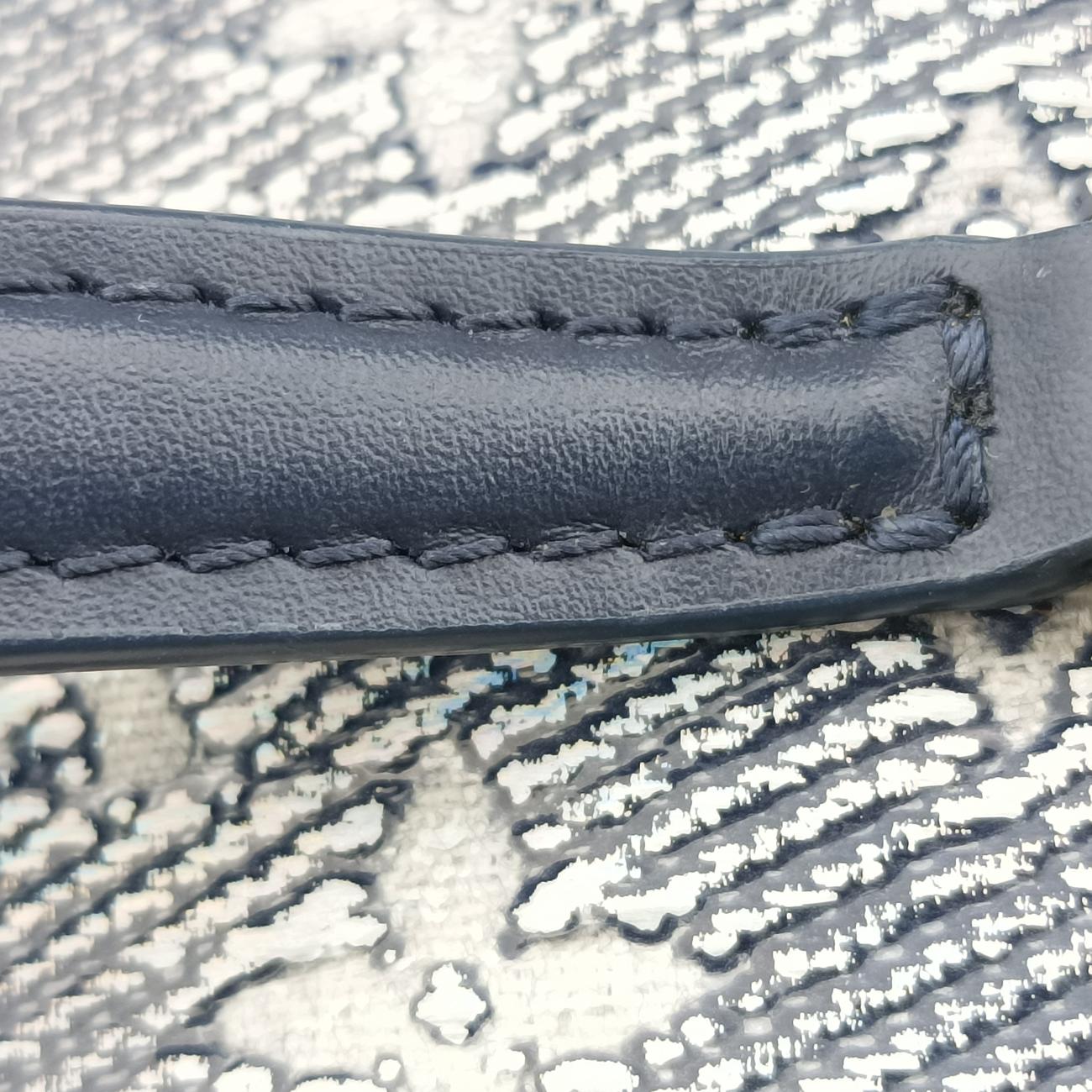 Micro Vanity Navy x Gray MONOGRAM JACQUARD DENIM M82467 ICチップマイクロ バニティ ネイビー×グレー モノグラム ジャカード デニム M82467 ICチップ