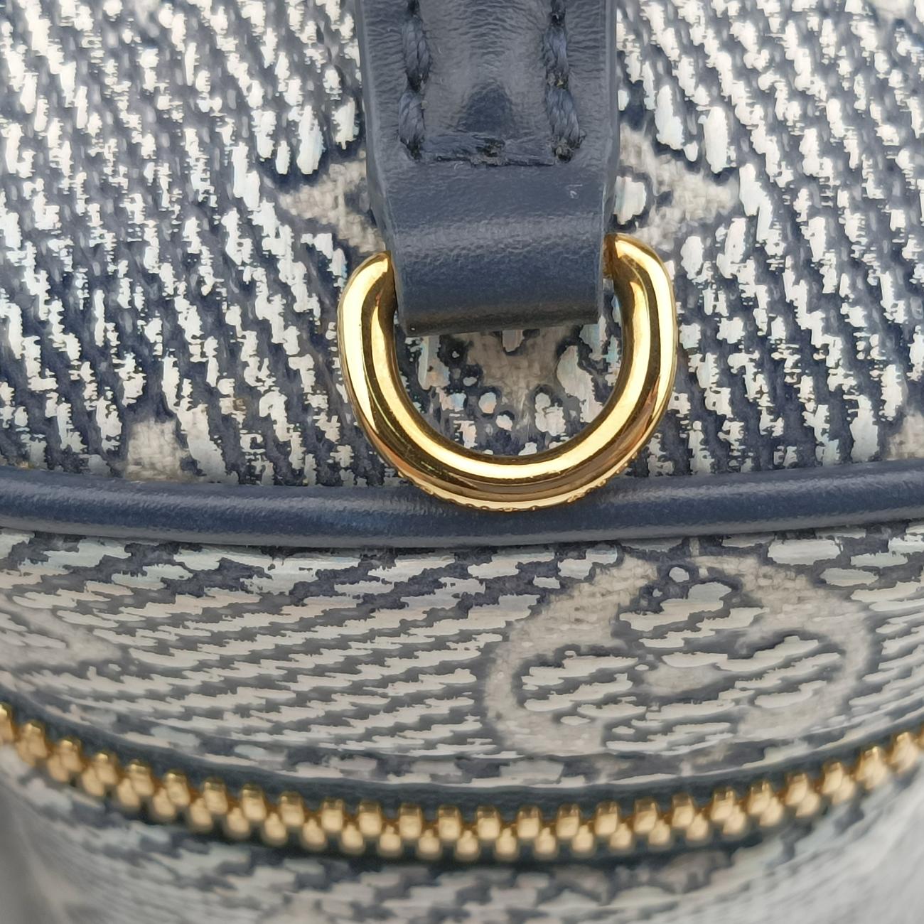 Micro Vanity Navy x Gray MONOGRAM JACQUARD DENIM M82467 ICチップマイクロ バニティ ネイビー×グレー モノグラム ジャカード デニム M82467 ICチップ