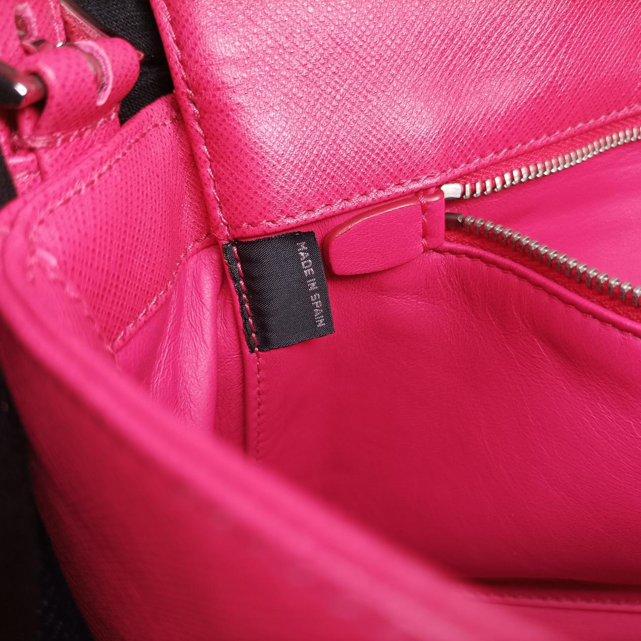 Double Turnlock Pink SAFFIANO Leather BR5083 231ダブル ターンロック ピンク サフィアーノレザー BR5083 231