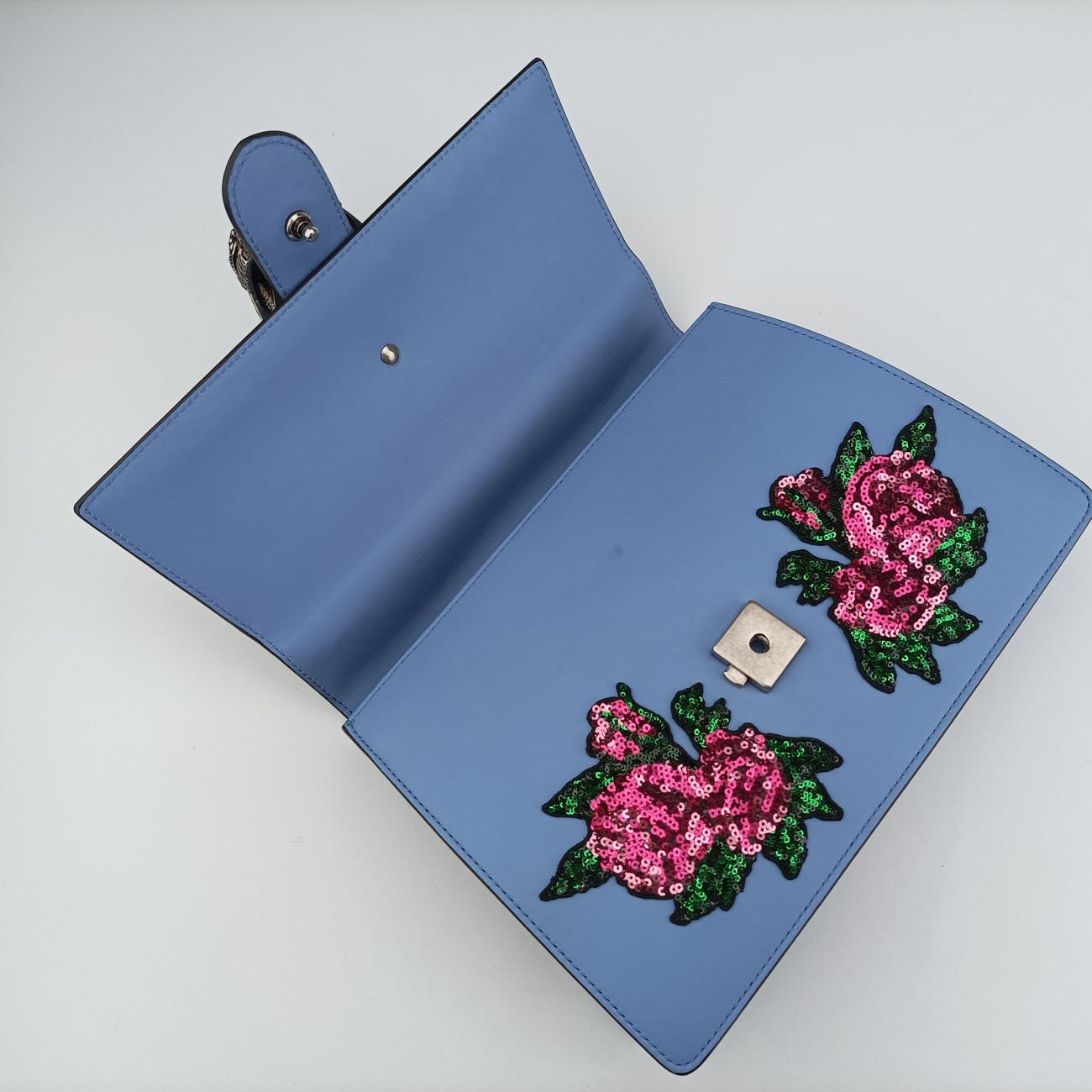 Dionysus Blue×multicolor Leather 448075 F021475333ディオニュソス ブルー×マルチカラー レザー 448075 F021475333