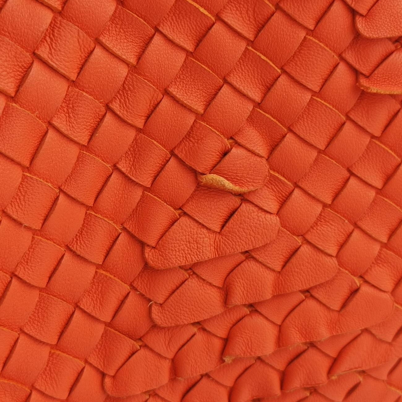 Intrecciato Orange lambskin B02629604Xイントレチャート オレンジ ラムスキン B02629604X
