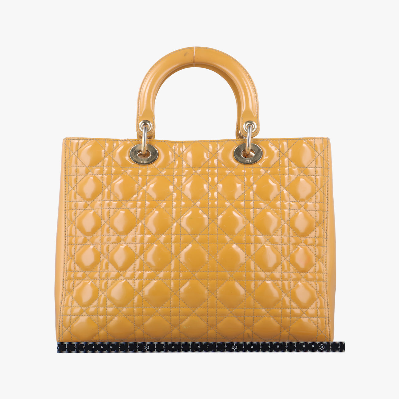 Lady Dior Beige Patent 16-BO-0191 Bレディディオール ラージ ベージュ パテント 16-BO-0191 B