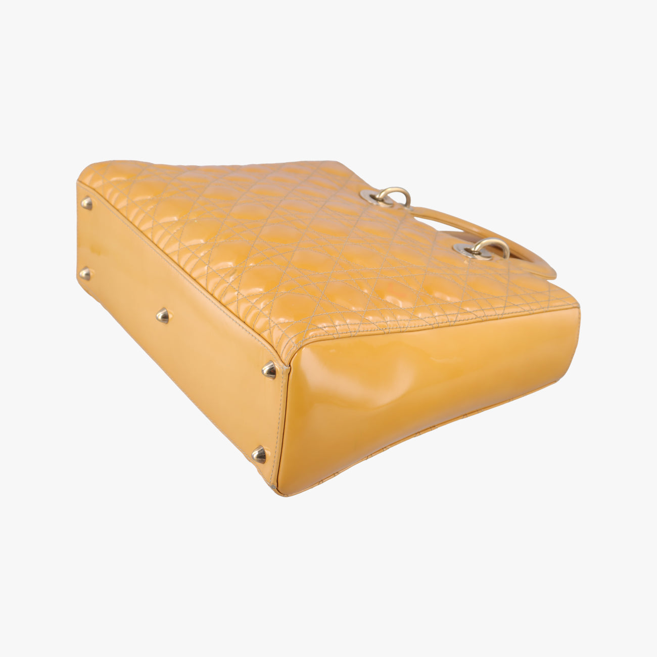 Lady Dior Beige Patent 16-BO-0191 Bレディディオール ラージ ベージュ パテント 16-BO-0191 B