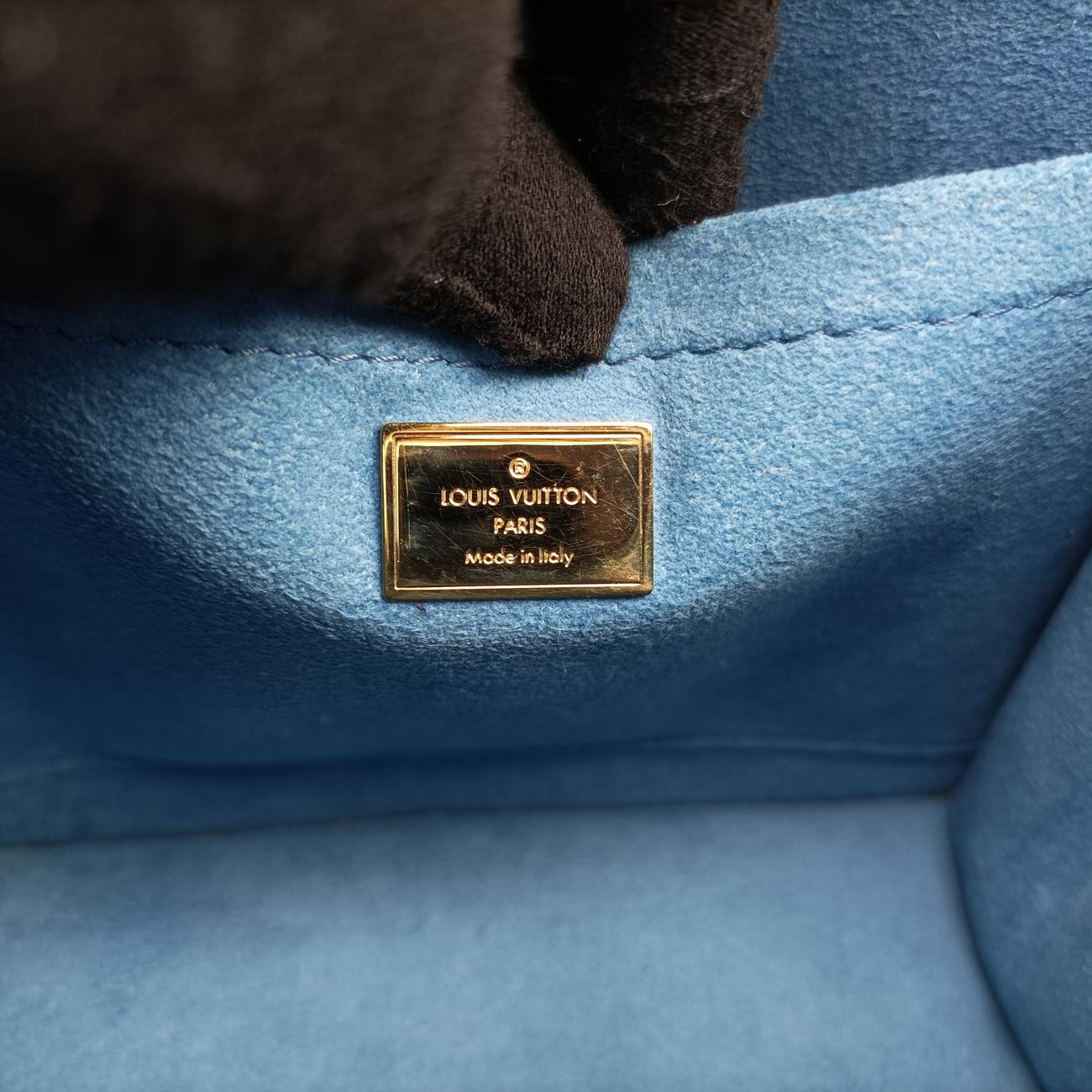 Spring Street PM Blue x Brown Vernis M91029 NZ4188スプリングストリートPM ブルー×ブラウン ヴェルニ M91029 NZ4188