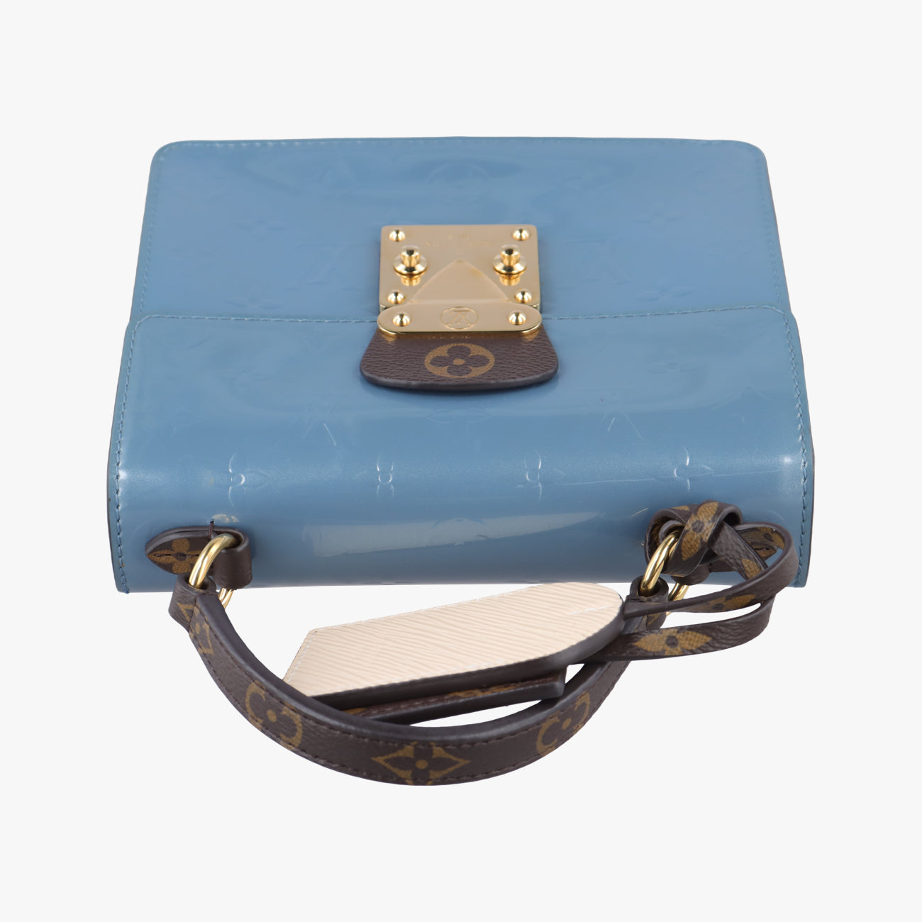 Spring Street PM Blue x Brown Vernis M91029 NZ4188スプリングストリートPM ブルー×ブラウン ヴェルニ M91029 NZ4188