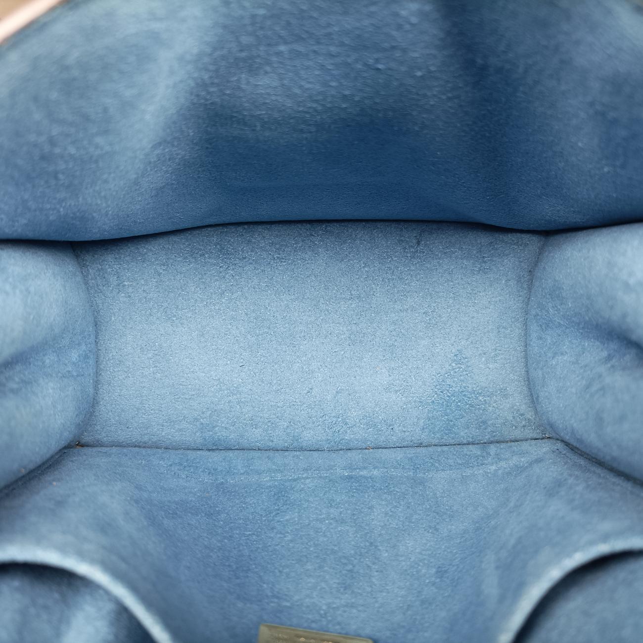 Spring Street PM Blue x Brown Vernis M91029 NZ4188スプリングストリートPM ブルー×ブラウン ヴェルニ M91029 NZ4188