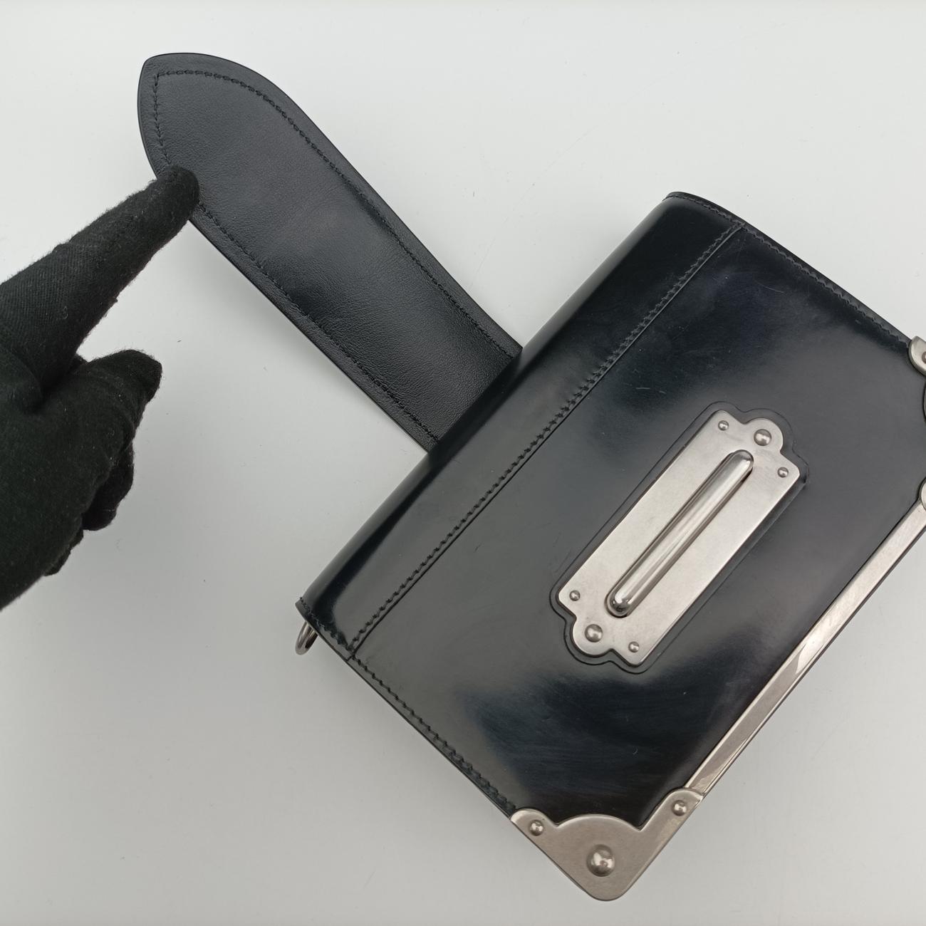 Cahier Black Leather 1BH018 25カイエ ブラック レザー 1BH018 25