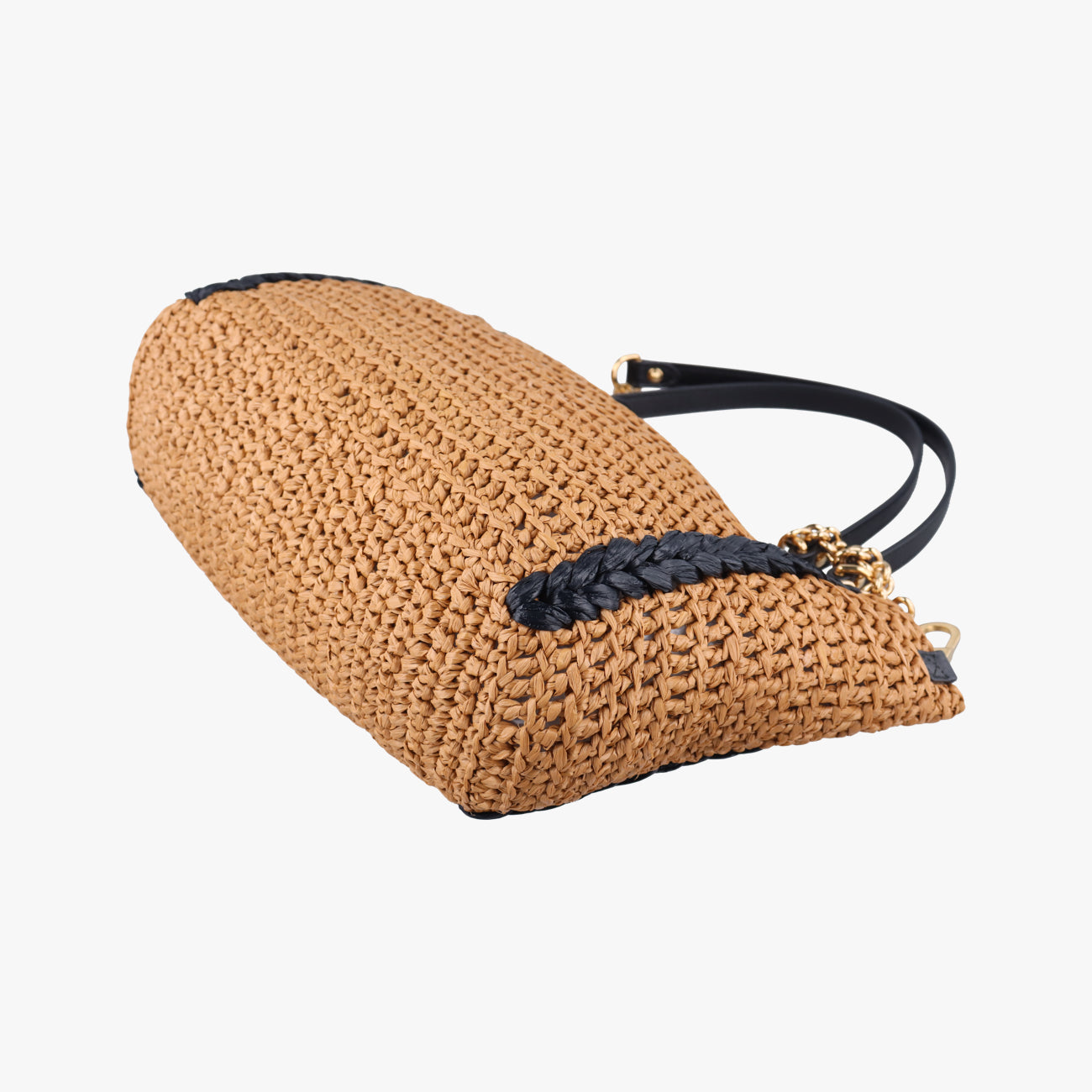 GG Marmont Yellow×Black straw 574432 H028780944GGマーモント イエロー×ブラック ストロー 574432 H028780944