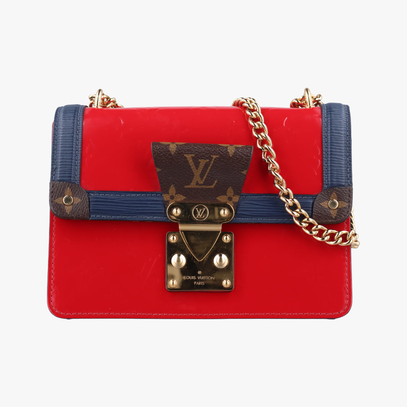 WYNWOOD BROWN×SCARLET Monogram Canvas×Vernis×Epi M90517 FK4189ウィンウッド モノグラム/ブラウン系×スカーレット モノグラムキャンバス×ヴェルニxエピ M90517 FK4189