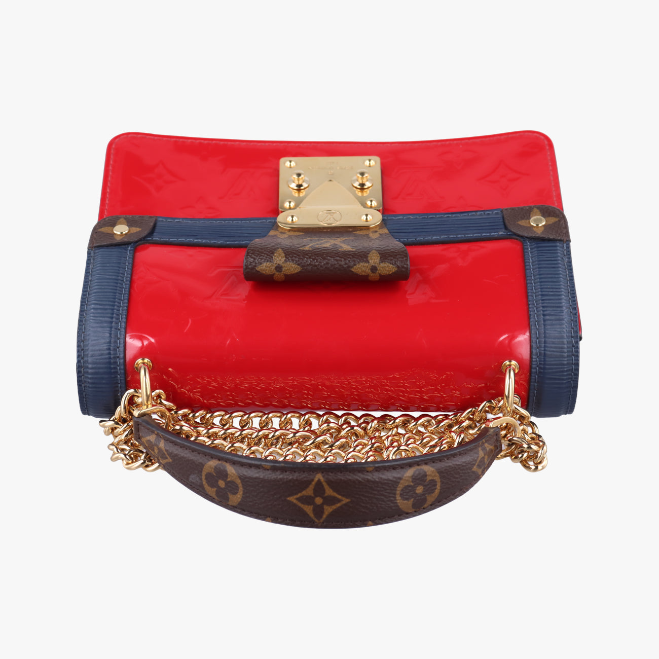 WYNWOOD BROWN×SCARLET Monogram Canvas×Vernis×Epi M90517 FK4189ウィンウッド モノグラム/ブラウン系×スカーレット モノグラムキャンバス×ヴェルニxエピ M90517 FK4189