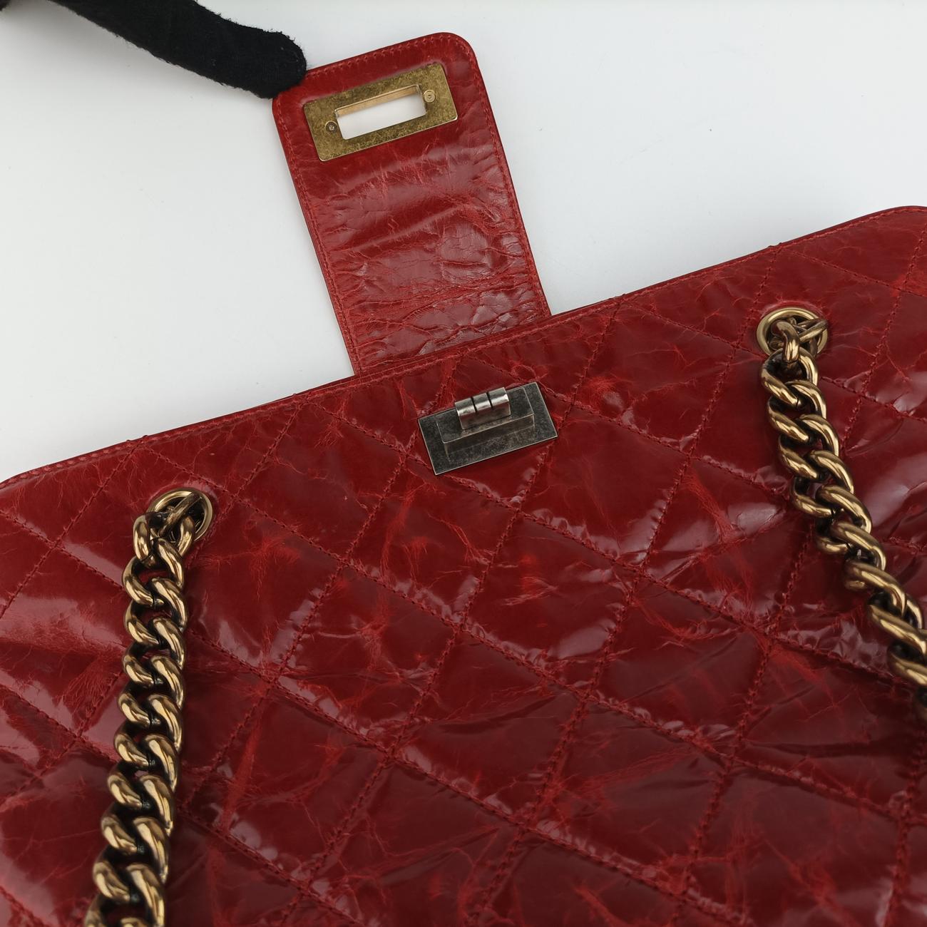 2.55 Matelasse Red Leather A66817 157219662.55 マトラッセ レッド レザー A66817 15721966