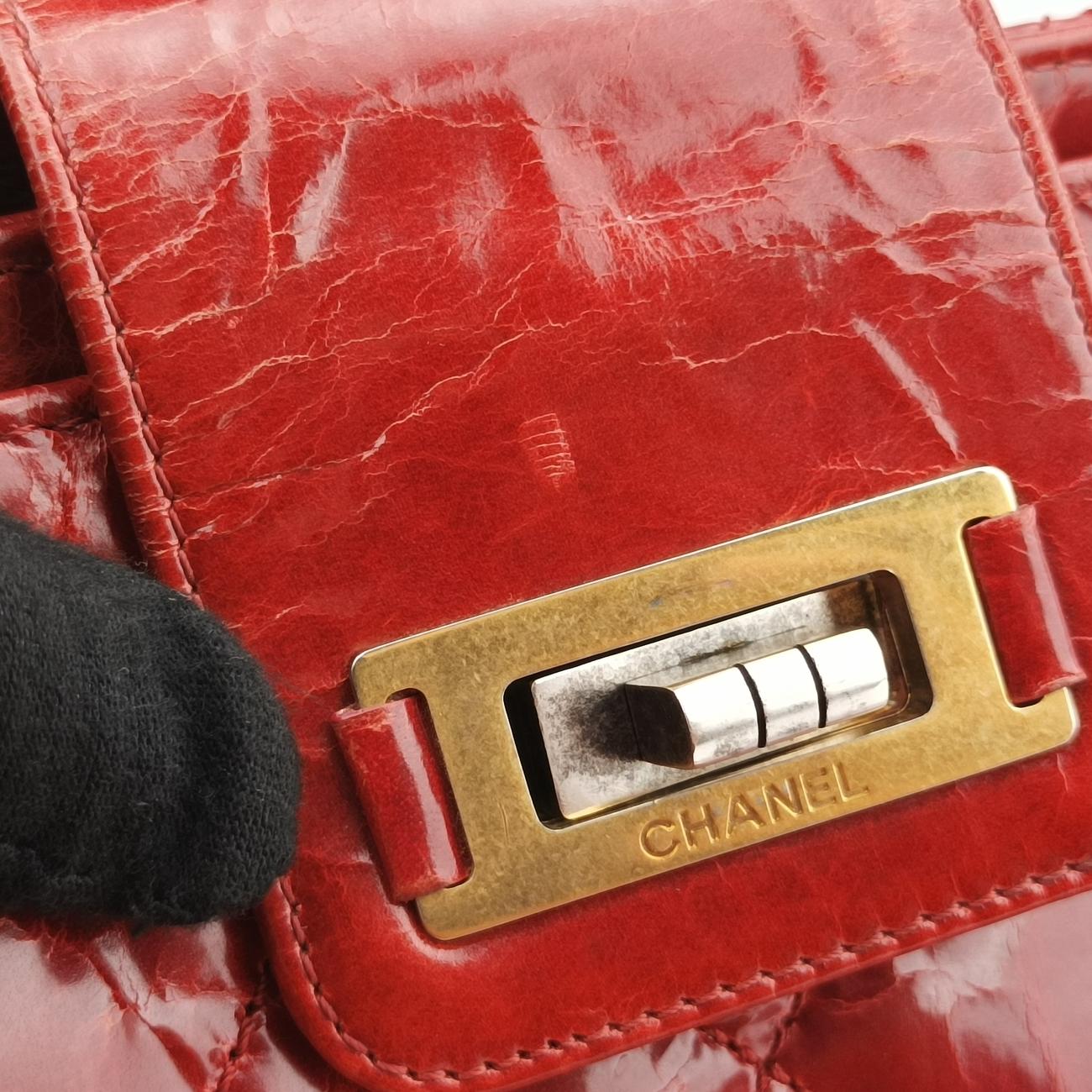 2.55 Matelasse Red Leather A66817 157219662.55 マトラッセ レッド レザー A66817 15721966