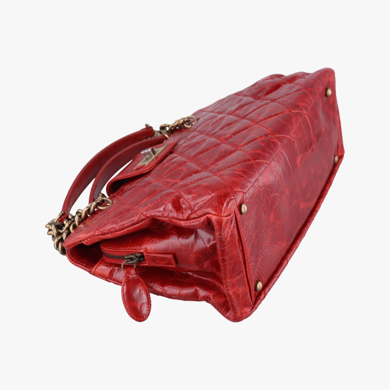 2.55 Matelasse Red Leather A66817 157219662.55 マトラッセ レッド レザー A66817 15721966