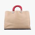 Diorissimo Beige×Red Leather 09-MA-0172ディオリッシモ ベージュ×レッド レザー 09-MA-0172