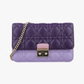 Cannage New Lock Purple x Light Purple lambskin 12-MA-0175カナージュ ニューロック パープル×ライトパープル ラムスキン 12-MA-0175