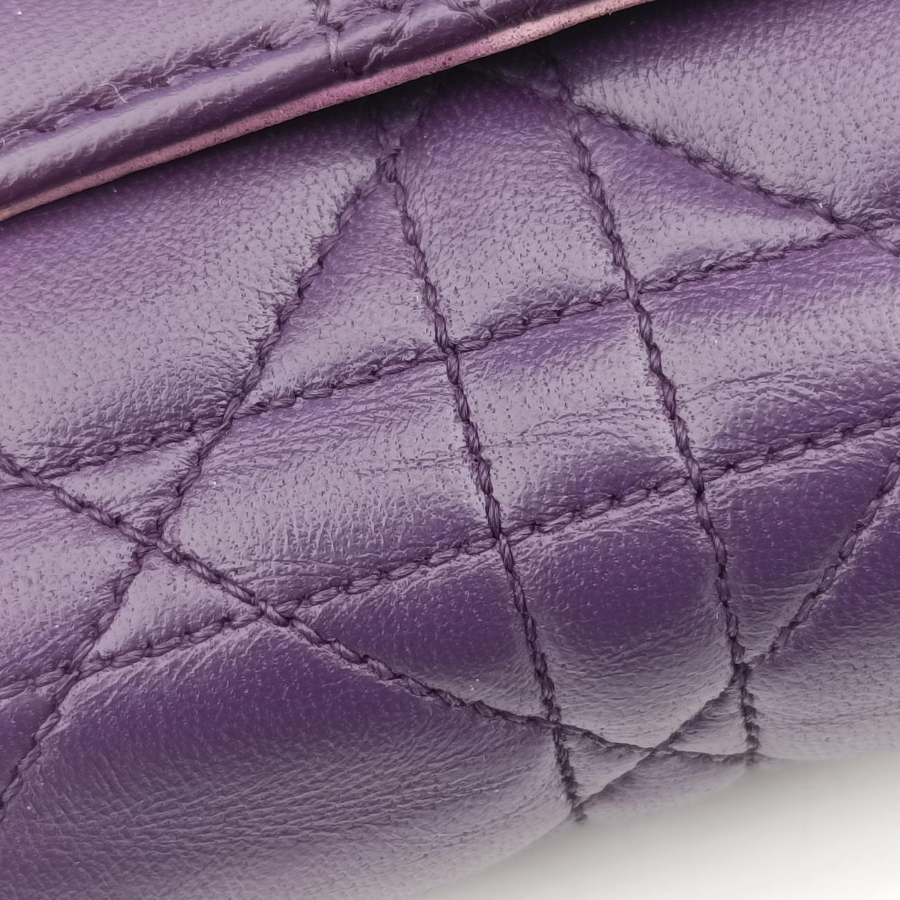 Cannage New Lock Purple x Light Purple lambskin 12-MA-0175カナージュ ニューロック パープル×ライトパープル ラムスキン 12-MA-0175