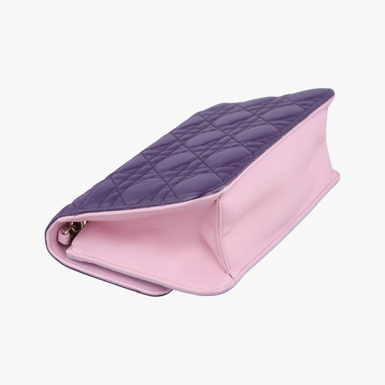 Cannage New Lock Purple x Light Purple lambskin 12-MA-0175カナージュ ニューロック パープル×ライトパープル ラムスキン 12-MA-0175