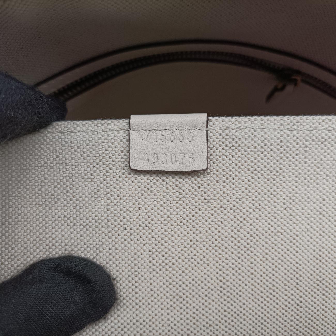 Ophidia White×Black×Red Leather 715666 E038701950オフィディア ホワイト×ブラック×レッド レザー 715666 E038701950