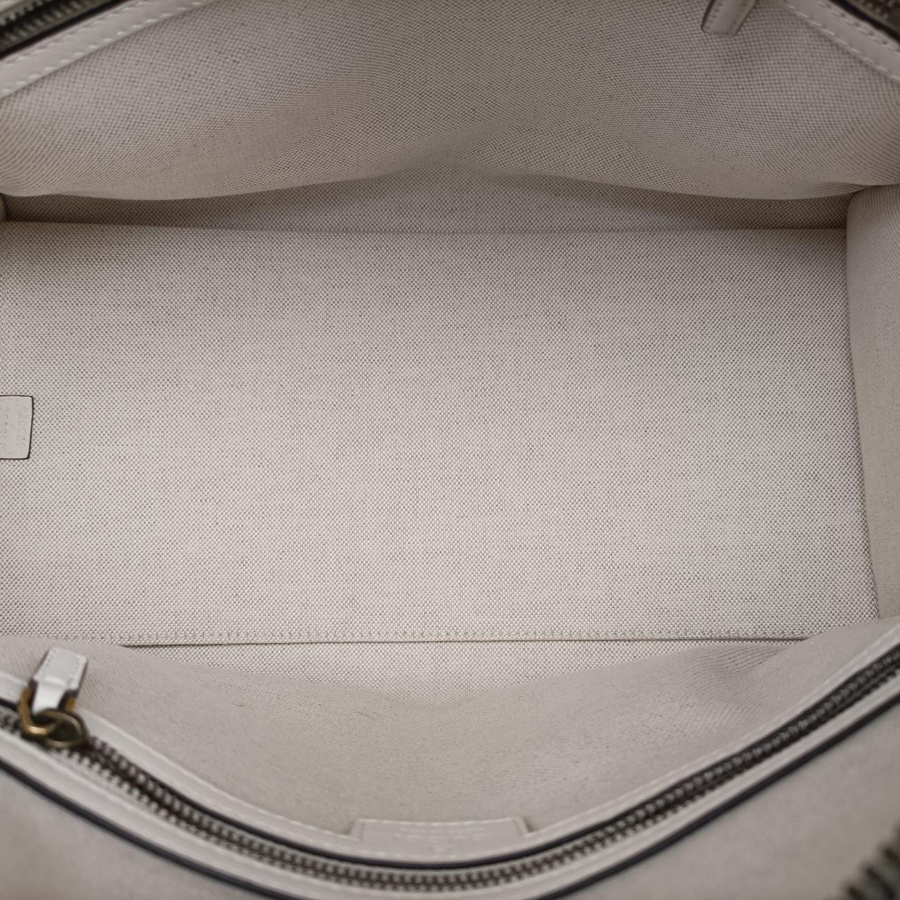 Ophidia White×Black×Red Leather 715666 E038701950オフィディア ホワイト×ブラック×レッド レザー 715666 E038701950