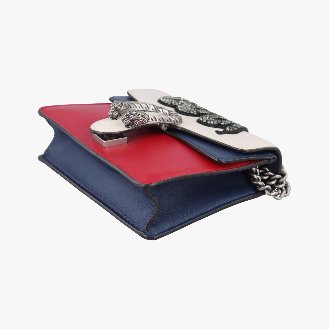 Dionysus Ivory x Red x Navy×Multicolour Leather 421970 I021203688ディオニュソス アイボリー×レッド×ネイビー×マルチカラー レザー 421970 I021203688