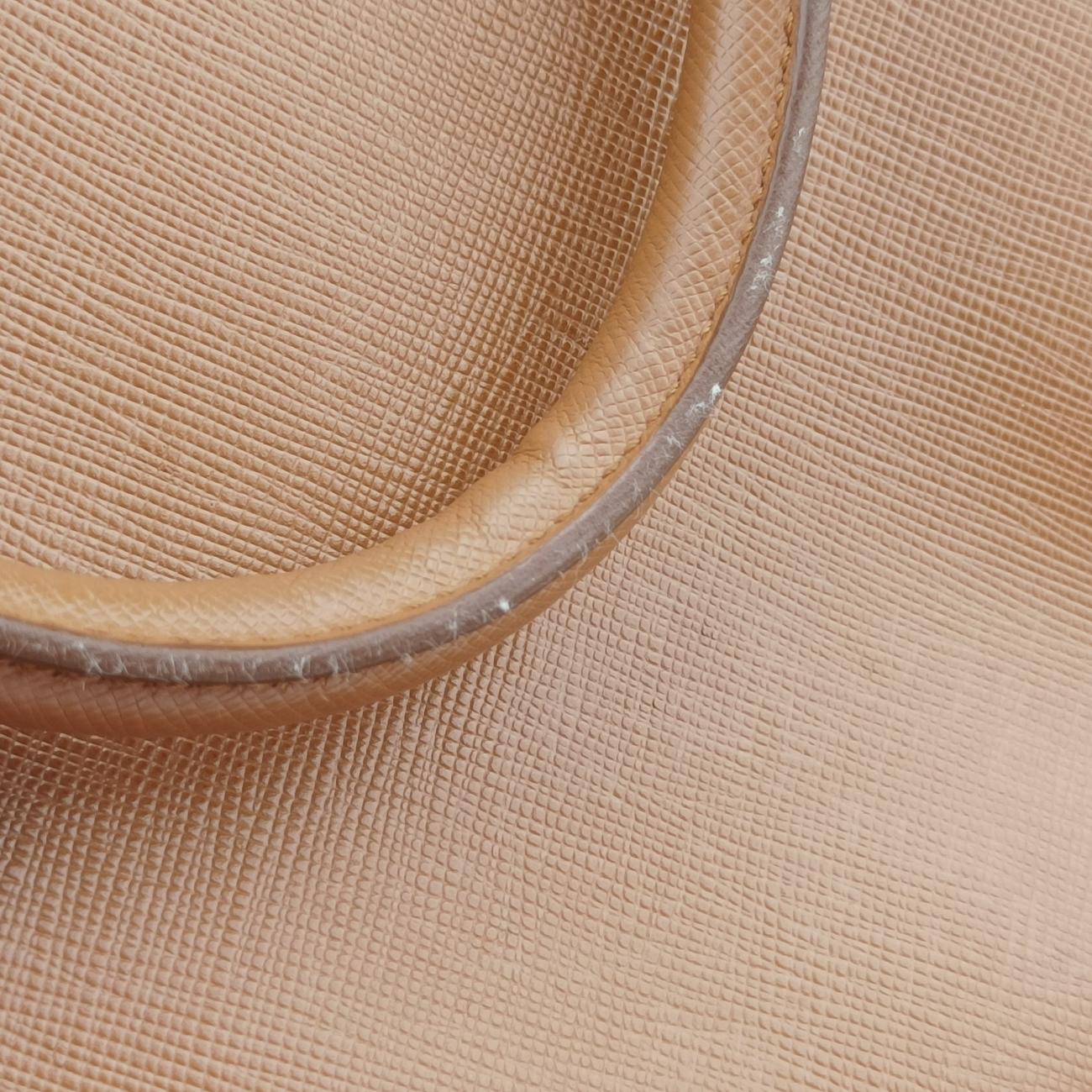 Galleria beige×orange SAFFIANO　Leather B2274C 25ガレリア ベージュ×オレンジ サフィアーノレザー B2274C 25