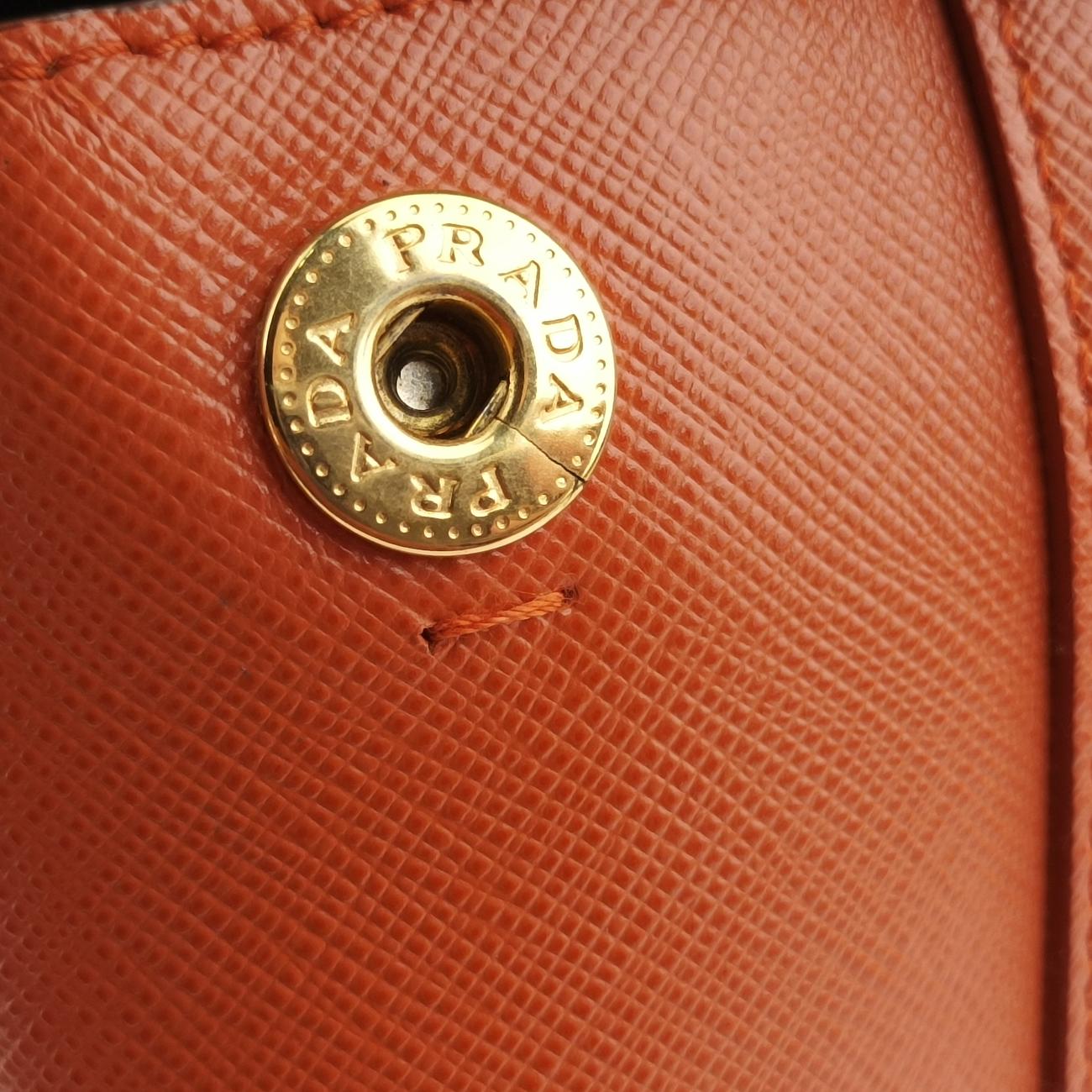 Galleria beige×orange SAFFIANO　Leather B2274C 25ガレリア ベージュ×オレンジ サフィアーノレザー B2274C 25