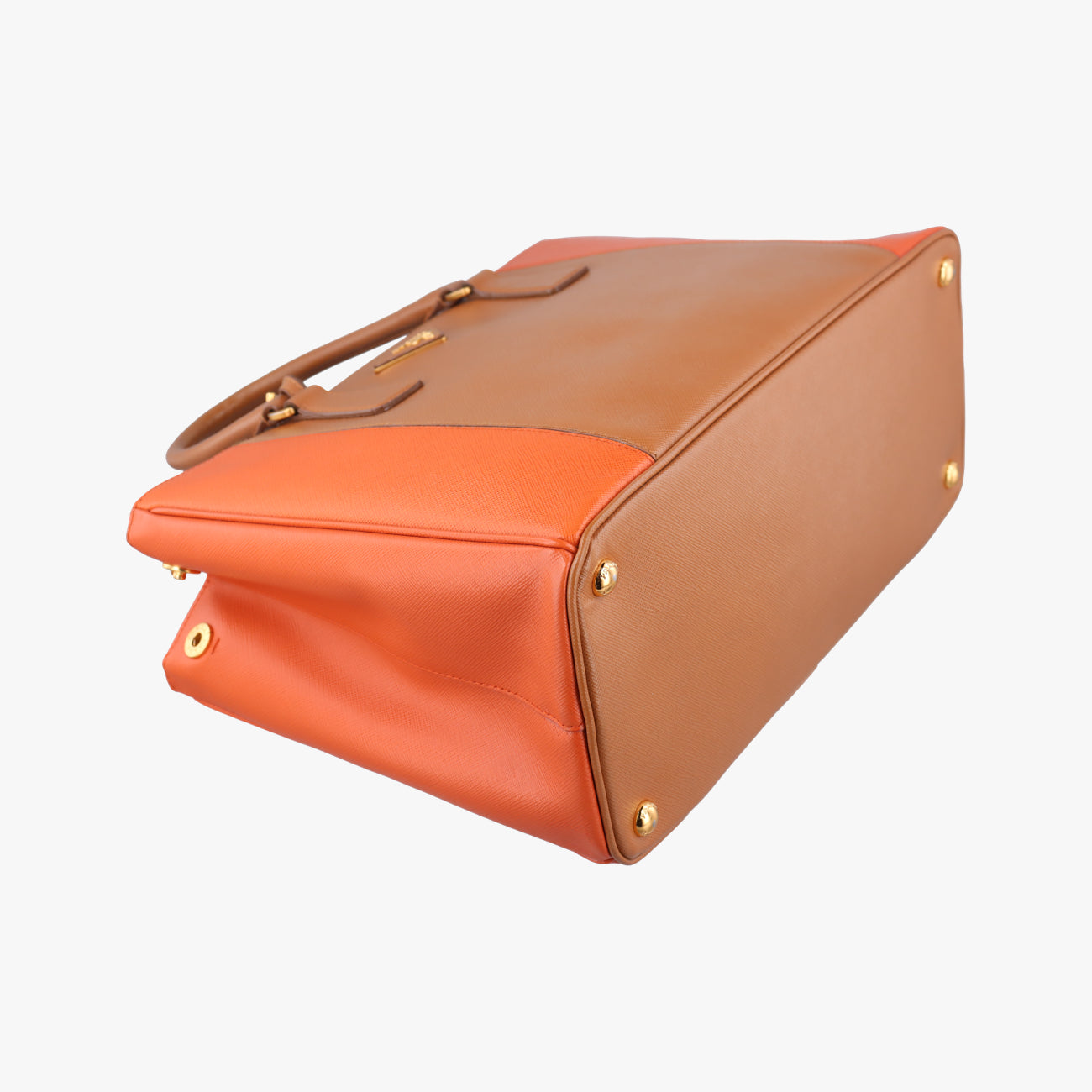 Galleria beige×orange SAFFIANO　Leather B2274C 25ガレリア ベージュ×オレンジ サフィアーノレザー B2274C 25