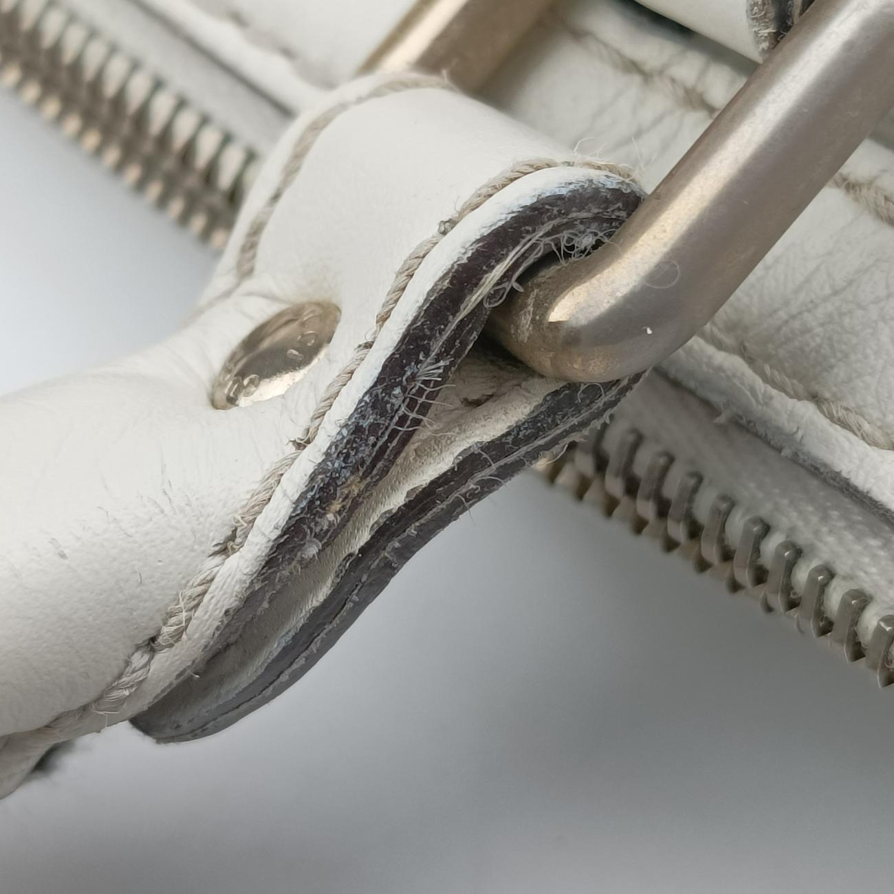 Sherry Line White×Black×Red Leather 247205 B011488230シェリーライン ホワイト×ブラック×レッド レザー 247205 B011488230