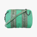 Intrecciato Green Leather×snakeskin B02498862Qイントレチャート グリーン レザー×ヘビ革 B02498862Q
